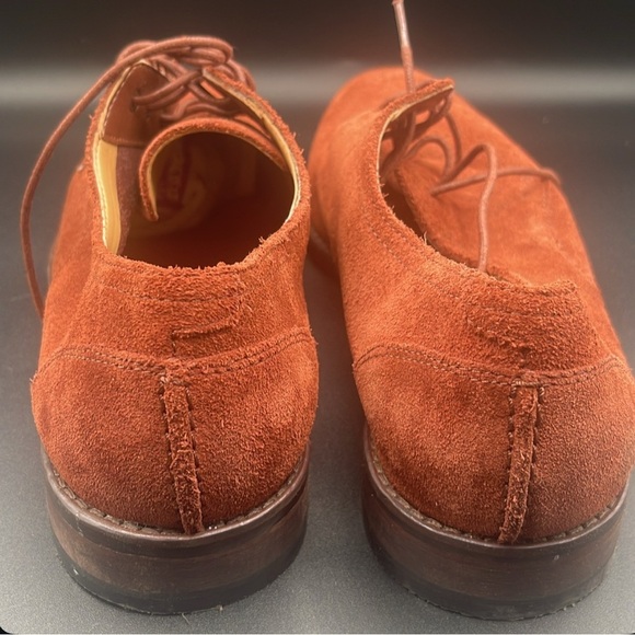 Clarks Brown Oxfords with Suede Finish main image 4